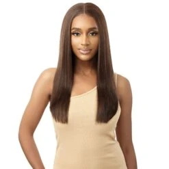 Outre 100% Human Hair Blend 13X6 Hand-Tied 360 Lace Frontal Wig - MARISA