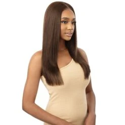 Outre 100% Human Hair Blend 13X6 Hand-Tied 360 Lace Frontal Wig - MARISA -Outre qlhbomar 3