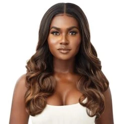 Outre 100% Human Hair Blend HD Transparent Lace Wig - MAXIMINA -Outre qlhbomax 3