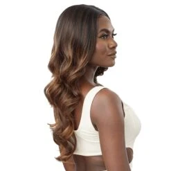 Outre 100% Human Hair Blend HD Transparent Lace Wig - MAXIMINA -Outre qlhbomax 4