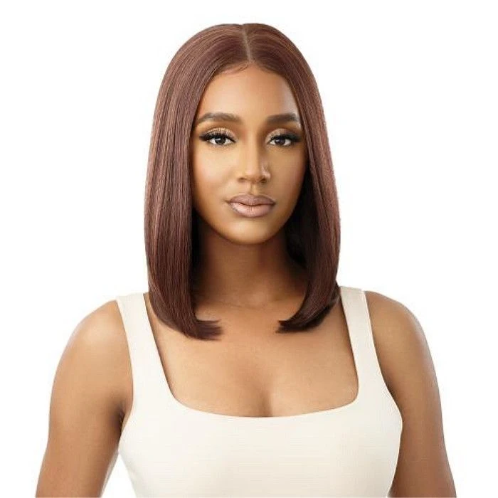 Outre 100% Human Hair Blend HD 360 Edge 13X4 Lace Front Wig - NORVINA 1 Outre 100% Human Hair Blend HD 360 Edge 13X4 Lace Front Wig - NORVINA