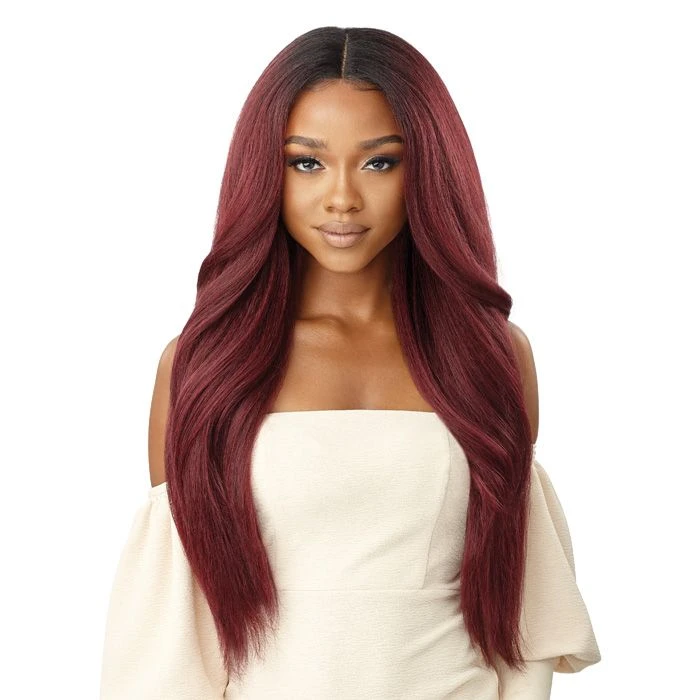 Outre 360 Frontal Lace 100% Human Hair Blend 13X6 HD Lace Front Wig - SUNNIVA 1 Outre 360 Frontal Lace 100% Human Hair Blend 13X6 HD Lace Front Wig - SUNNIVA