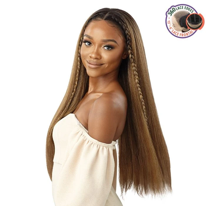 Outre 360 Frontal Lace 100% Human Hair Blend 13X6 HD Lace Front Wig - SUNNIVA 3 Outre 360 Frontal Lace 100% Human Hair Blend 13X6 HD Lace Front Wig - SUNNIVA - Image 3