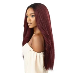 Outre 360 Frontal Lace 100% Human Hair Blend 13X6 HD Lace Front Wig - SUNNIVA 10 Outre 360 Frontal Lace 100% Human Hair Blend 13X6 HD Lace Front Wig - SUNNIVA -Outre qlhbosun 4