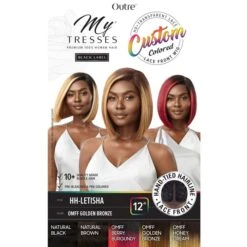 Outre Mytresses 100% Unprocessed Human Hair Custom Colored HD Lace Front Wig - HH LETISHA -Outre qlhmbclet 6