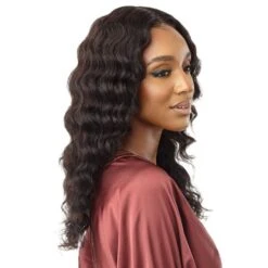 Outre Mytresses 100% Unprocessed Human Hair HD Lace Front Wig - LOOSE DEEP 20 -Outre qlhmgbld20 3