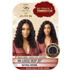 Outre Mytresses 100% Unprocessed Human Hair HD Lace Front Wig - LOOSE DEEP 20 -Outre qlhmgbld20 5