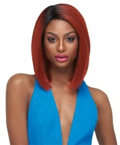 Outre Synthetic Swiss Lace L Parting Lace Front Wig - ISSA -Outre qliss issa drcrd 1