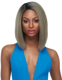 Outre Synthetic Swiss Lace L Parting Lace Front Wig - ISSA -Outre qliss issa drsmjade 1