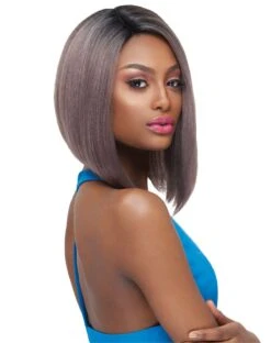 Outre Synthetic Swiss Lace L Parting Lace Front Wig - ISSA