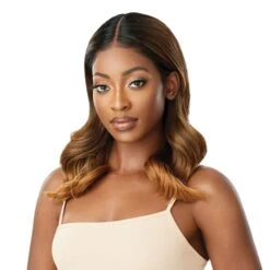 Outre Synthetic Melted Hairline Lace Front Wig - AUDRINA