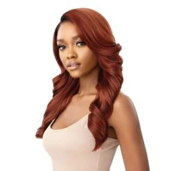 Outre Melted Hairline Synthetic HD Lace Front Wig - BEGONIA -Outre qlmhdbeg 3