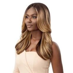 Outre Melted Hairline Synthetic HD Lace Front Wig - KARMINA 10 Outre Melted Hairline Synthetic HD Lace Front Wig - KARMINA -Outre qlmhkar 4