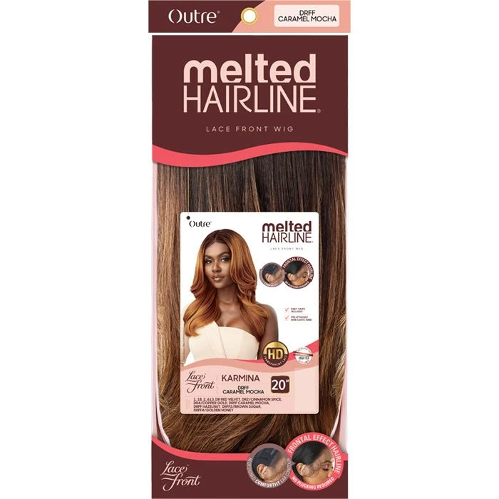 Outre Melted Hairline Synthetic HD Lace Front Wig - KARMINA 7 Outre Melted Hairline Synthetic HD Lace Front Wig - KARMINA - Image 7