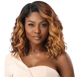 Outre Melted Hairline Synthetic Hair Glueless HD Lace Front Wig - LEXANNE