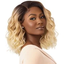 Outre Melted Hairline Synthetic Hair Glueless HD Lace Front Wig - LEXANNE -Outre qlmhlex4