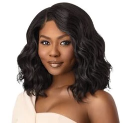 Outre Melted Hairline Synthetic Hair Glueless HD Lace Front Wig - LEXANNE -Outre qlmhlex5