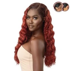 Outre Melted Hairline Synthetic HD Lace Front Wig - LIANNE -Outre qlmhlia 3