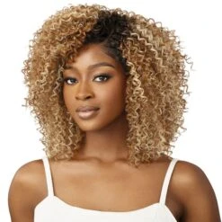 Outre Synthetic Hair 5" Deep Parting HD Lace Front Wig - NESSA 9 Outre Synthetic Hair 5" Deep Parting HD Lace Front Wig - NESSA -Outre qlnes4