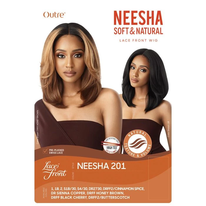 Outre Soft & Natural Synthetic Lace Front Wig NEESHA 201 5 Outre Soft & Natural Synthetic Lace Front Wig NEESHA 201 - Image 5