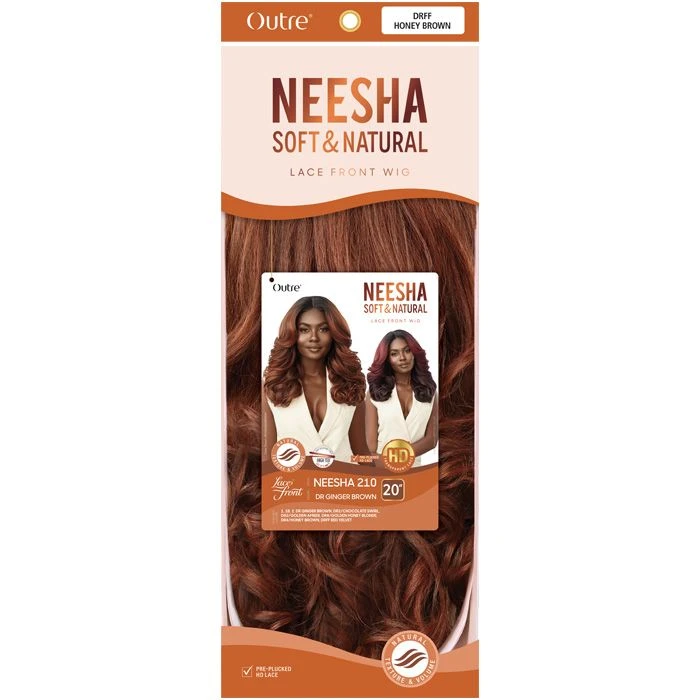 Outre Neesha Soft & Natural Synthetic HD Lace Front Wig - NEESHA 210 6 Outre Neesha Soft & Natural Synthetic HD Lace Front Wig - NEESHA 210 - Image 6