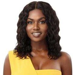 Outre 100% Unprocessed Human Hair Lace Part Wet & Wavy Wig - NATURAL WAVE 16 -Outre qlphdwnw16 2