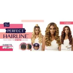 Outre Perfect Hairline Synthetic 13X6 HD Lace Front Wig - EVERETTE -Outre qlpheve 6
