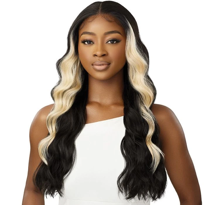 Outre Perfect Hairline Synthetic Hair Glueless 13x5 HD Lace Front Wig - ELANOR 1 Outre Perfect Hairline Synthetic Hair Glueless 13x5 HD Lace Front Wig - ELANOR