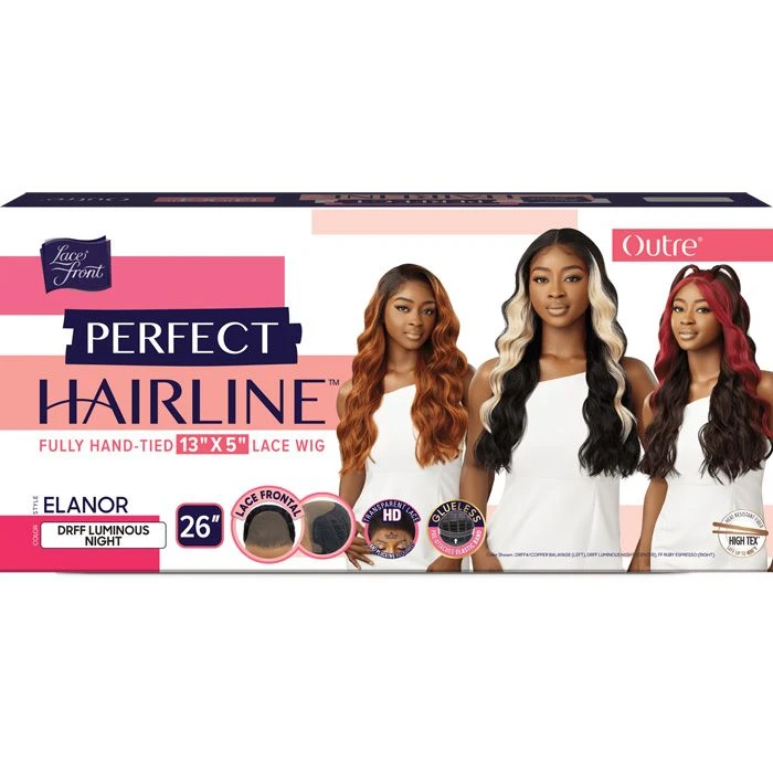 Outre Perfect Hairline Synthetic Hair Glueless 13x5 HD Lace Front Wig - ELANOR 7 Outre Perfect Hairline Synthetic Hair Glueless 13x5 HD Lace Front Wig - ELANOR - Image 7