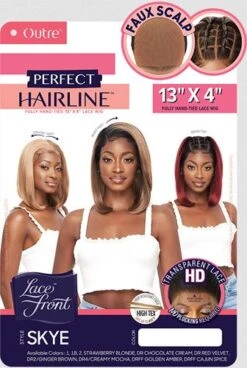 Outre Synthetic Lace Front Wig Perfect Hairline 13x4 FAUX SCALP SKYE -Outre qlphlfsky 4