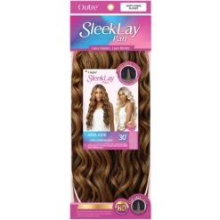 Outre Sleek Lay Synthetic HD Lace Front Wig - ADELAIDE -Outre qlslade 1