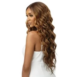 Outre Sleek Lay Synthetic HD Lace Front Wig - ADELAIDE -Outre qlslade 4