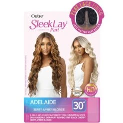 Outre Sleek Lay Synthetic HD Lace Front Wig - ADELAIDE -Outre qlslade 6