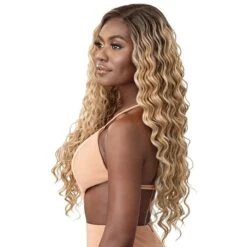 Outre Sleeklay Part Synthetic HD Lace Front Wig - ASMARA -Outre qlslasm 2