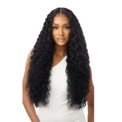 Outre SleekLay HD Part Synthetic Flat Lace Front Wig - DONATELLA