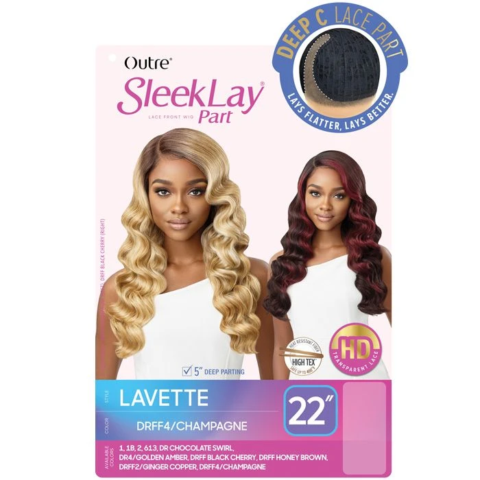 Outre Sleeklay Part Synthetic HD Lace Front Wig - LAVETTE 5 Outre Sleeklay Part Synthetic HD Lace Front Wig - LAVETTE - Image 5