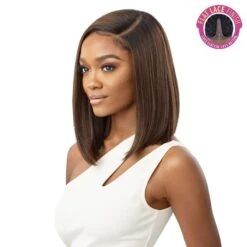 Outre Sleeklay Part Synthetic HD Lace Front Wig - NELLA -Outre qlslnel 3