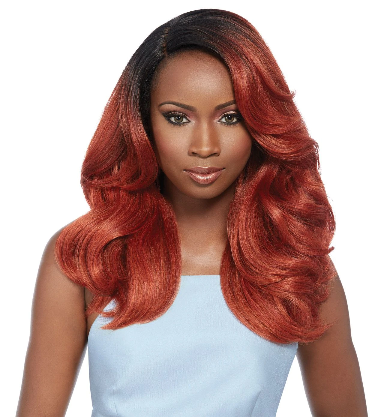 Outre Swiss Synthetic Lace L Parting Lace Front Wig - SHERISE 1 Outre Swiss Synthetic Lace L Parting Lace Front Wig - SHERISE