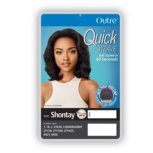 Outre Quick Weave Synthetic Half Wig SHONTAY 4 Outre Quick Weave Synthetic Half Wig SHONTAY - Image 4