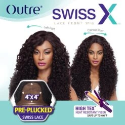 Outre Swiss Synthetic X Lace Front Wig CAMILLA -Outre swissxlacefront 2 2